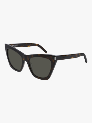 Dark Havana Cat-eye Sunglasses