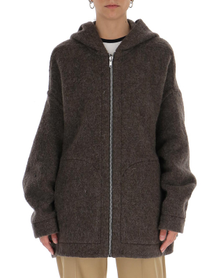 Rick Owens Hooded Zipped Jacket