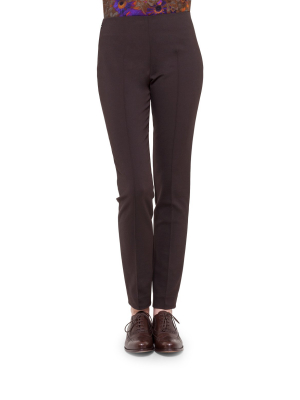 Slim Leg Cotton Stretch Pants