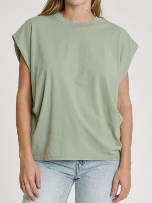 Trina Muscle Tee - Olive