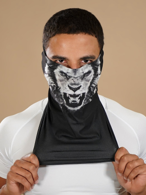 Lion Black Neck Gaiter