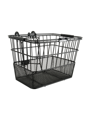 Sunlite Wire + Mesh Lift-off Front Bike Basket