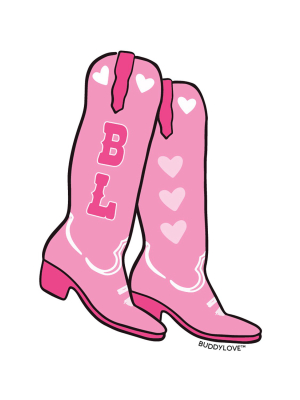 Buddylove Boot Scootin' Sticker