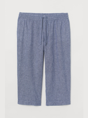 H&m+ Linen-blend Culottes