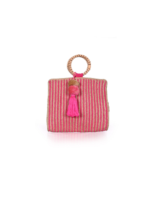 Magenta Cord Bag