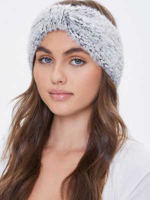 Fuzzy Knit Headwrap