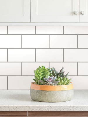 Subway Tile Peel & Stick Backsplash