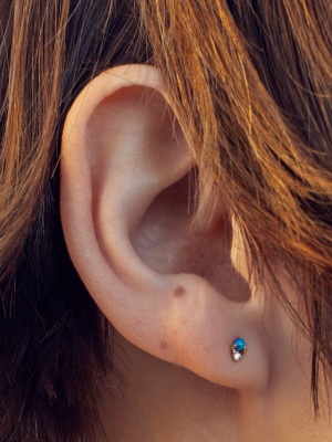 Opal Dot Earrings