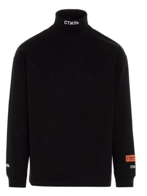 Heron Preston Logo Patch Turtleneck Sweatshirt