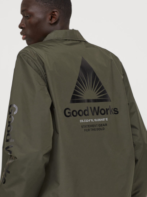 Water-repellent Windbreaker