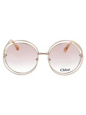 Chloé Eyewear Carlina Round Frame Sunglasses