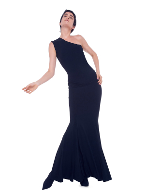 One Shoulder Fishtail Gown