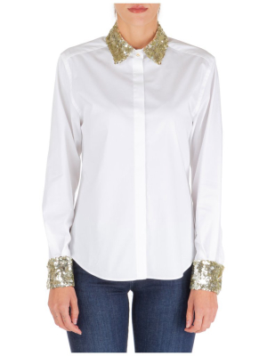 Dolce & Gabbana Sequins Trim Shirt