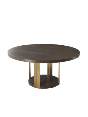 Tambura Dining Table - Brass