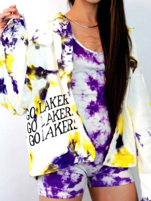 'go Lakers' Denim Jacket - Women