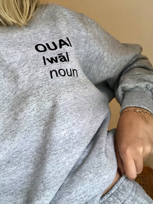 Pizzaslime X Ouai Definition Sweatshirt