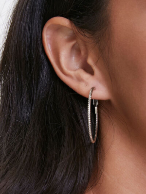 Etched Hoop Earrings