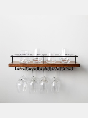 Outline Wine Glass Shelf