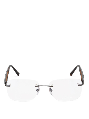 Chopard Eyewear Rimless Square Shaped Glasses