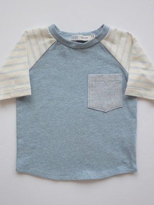 Raglan Tee In Spring Tea