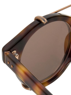 Linda Farrow 569 C3 Oval Sunglasses