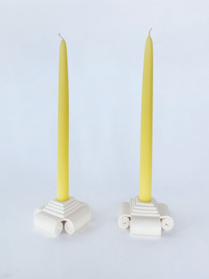 Carré Candle Holder - White