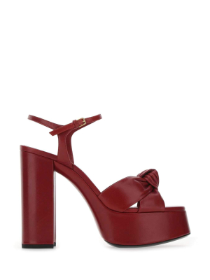 Saint Laurent Bianca Platform Sandals