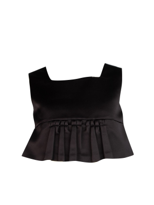 Miu Miu Peplum Crop Top