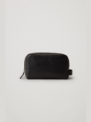 Leather Wash Bag