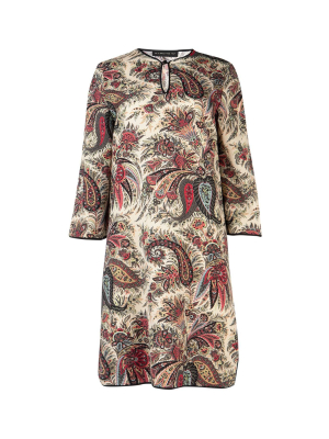 Etro Paisley Printed Long Sleeve Dress