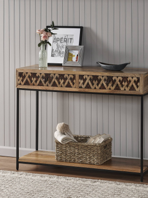 Pentland Boho Console Table Brown - Christopher Knight Home