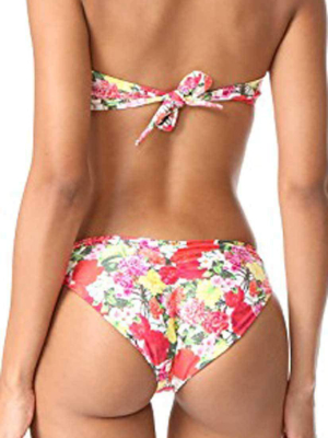 Pilyq Eden Hipster Ruched Full Cut Bikini Bottom