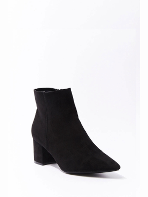 Faux Suede Booties