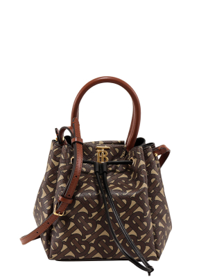 Burberry Monogram E-canvas Bucket Bag