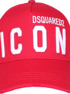 Dsquared2 Icon Logo Embroidered Baseball Cap