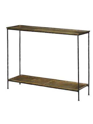 Boyles Brass Console Table