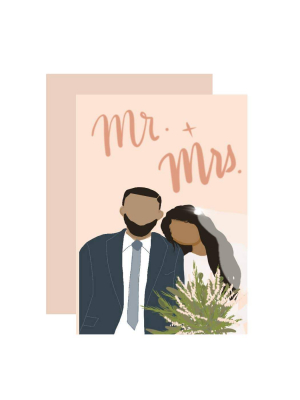 Mr + Mrs Wedding Card - Amp2