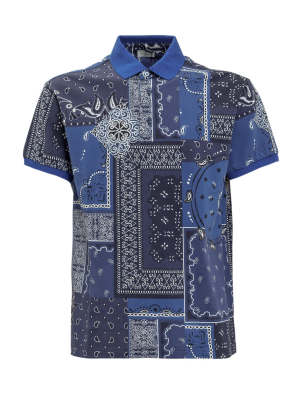 Etro Bandana Print Polo Shirt