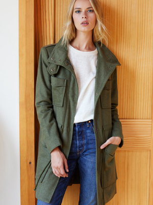 Army Coat - Army Wool