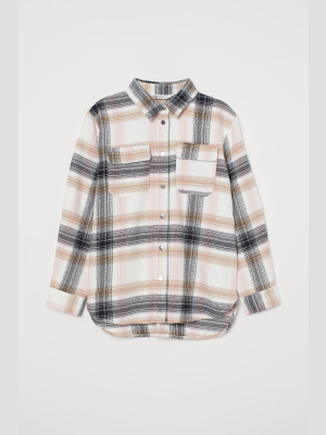 Cotton Twill Shirt Jacket