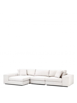 Eichholtz Vista Grande Sofa With Chaise - White