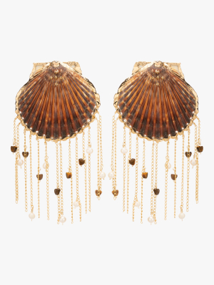 Shell Fringe Earrings