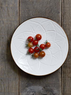 Carved Flower Plate - Large