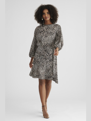 Sylvie Dress - Natural Cheetah - Final Sale