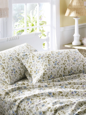 Spring Bloom Wildflower Blue 300 Thread Count - Laura Ashley®