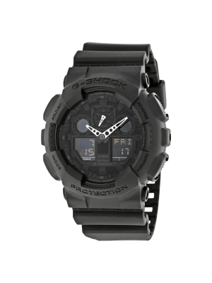 Casio G-shock Classic Series Analog-digital Black Dial Men's Watch Ga100-1a1cr