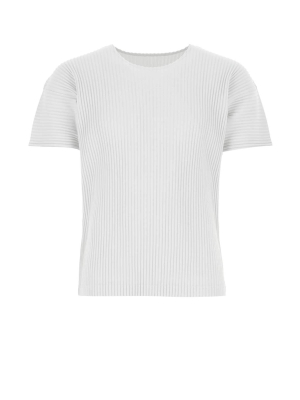 Homme Plissé Issey Miyake Pleated Crewneck T-shirt