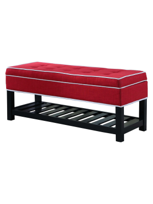 Tufted Storage Bench Shoe Tray-ore International