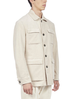 Brunello Cucinelli Buttoned Corduroy Jacket