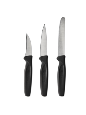 Wusthof Zest 3-piece Paring Knife Set